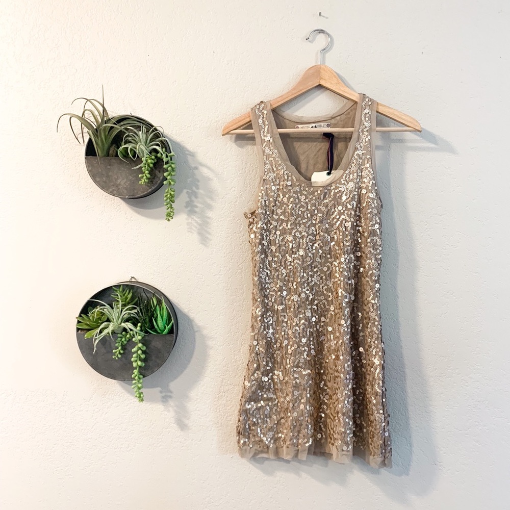 Stunning sequin tank top from Chelsea & Violet